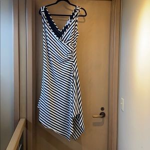 White House black Market asymmetrical dress